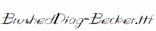 BrushedDiag-Becker.ttf