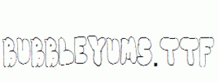 BubbleYums.ttf