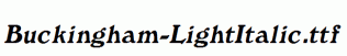 Buckingham-LightItalic.ttf