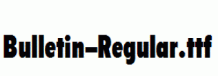 Bulletin-Regular.ttf