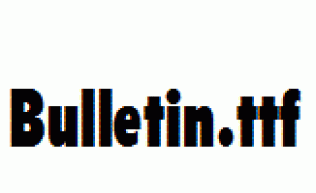 Bulletin.ttf