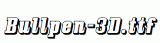 Bullpen-3D.ttf