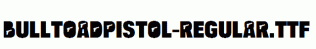 BulltoadPistol-Regular.ttf
