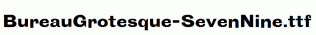BureauGrotesque-SevenNine.ttf