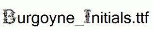 Burgoyne_Initials.ttf