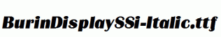 BurinDisplaySSi-Italic.ttf