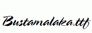 Bustamalaka.ttf