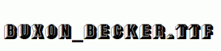 Buxon_Becker.ttf
