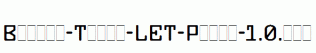 Buzzer-Three-LET-Plain-1.0.ttf
