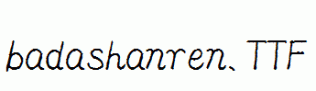 badashanren.ttf