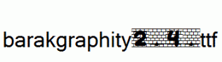 barakgraphity2.4.ttf