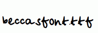 beccasfont.ttf