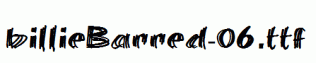billieBarred-06.ttf