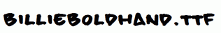 billieBoldHand.ttf