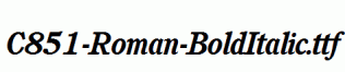C851-Roman-BoldItalic.ttf