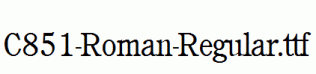 C851-Roman-Regular.ttf