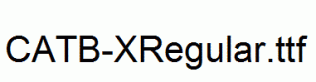 CATB-XRegular.ttf
