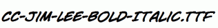 CC-Jim-Lee-Bold-Italic.ttf