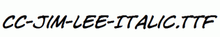 CC-Jim-Lee-Italic.ttf