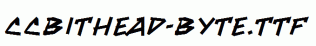 CCBithead-Byte.ttf
