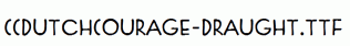 CCDutchCourage-Draught.ttf