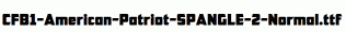 CFB1-American-Patriot-SPANGLE-2-Normal.ttf