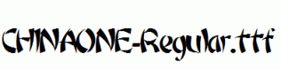 CHINAONE-Regular.ttf