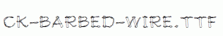 CK-Barbed-Wire.ttf