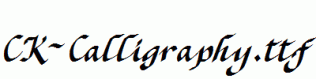 CK-Calligraphy.ttf
