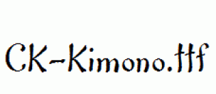 CK-Kimono.ttf