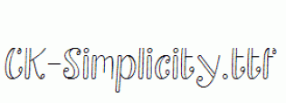 CK-Simplicity.ttf