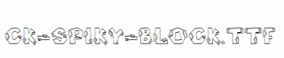 CK-Spiky-Block.ttf