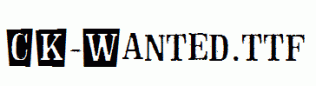 CK-Wanted.ttf