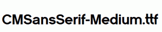CMSansSerif-Medium.ttf