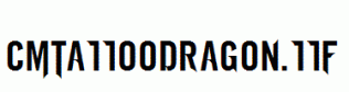 CMTattooDragon.ttf