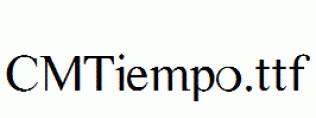 CMTiempo.ttf