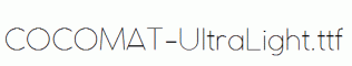 COCOMAT-UltraLight.ttf