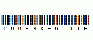 CODE3X-D.ttf