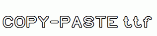 COPY-PASTE.ttf