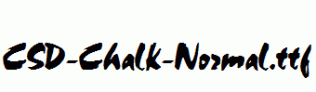 CSD-Chalk-Normal.ttf