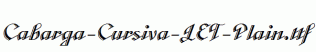 Cabarga-Cursiva-LET-Plain.ttf