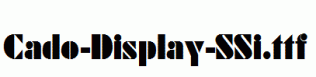 Cado-Display-SSi.ttf