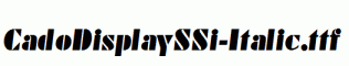 CadoDisplaySSi-Italic.ttf