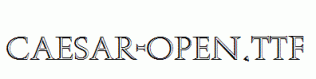 Caesar-Open.ttf