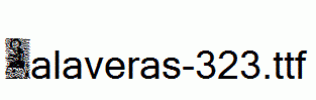 Calaveras-323.ttf