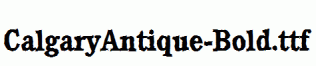 CalgaryAntique-Bold.ttf