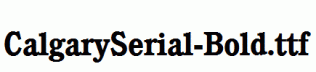 CalgarySerial-Bold.ttf