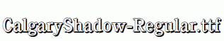 CalgaryShadow-Regular.ttf