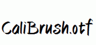 CaliBrush.otf