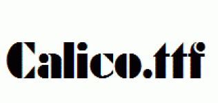 Calico.ttf